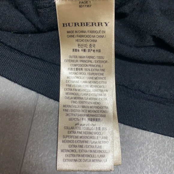 Authentic Burberry long sleeve polo - Picture 5 of 5